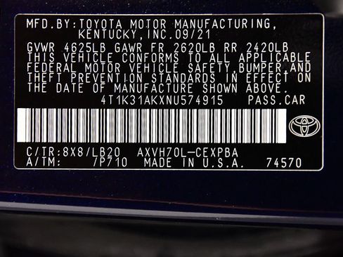 Used 2022 Toyota Camry XSE w/ Navigation Upgrade Package FWD image 13
