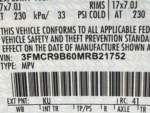 Used 2021 Ford Bronco Sport Big Bend w/ Big Bend Package (96B) image 32