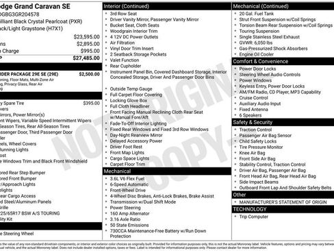 Used 2016 Dodge Grand Caravan SE w/ Quick Order Package 29E SE FWD image 31