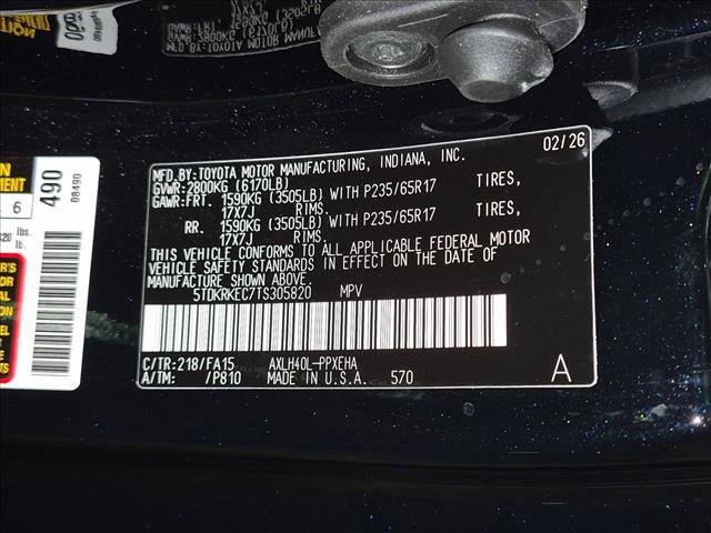 Certified 2026 Toyota Sienna LE FWD image 25