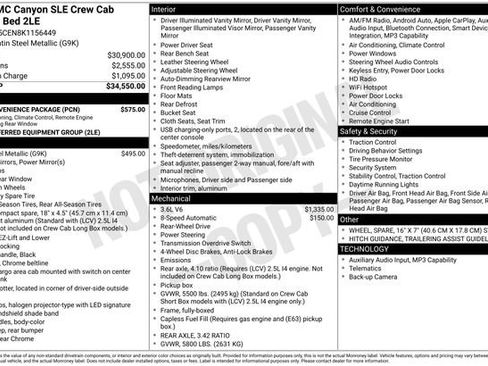 Used 2019 GMC Canyon SLE w/ SLE Convenience Package RWD image 5