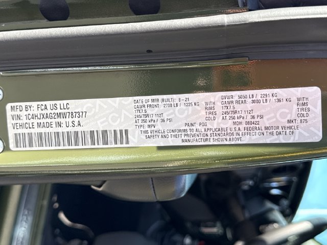 Used 2021 Jeep Wrangler Sport AWD/4WD image 28