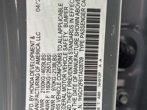 New 2026 Honda Accord EX-L image 5
