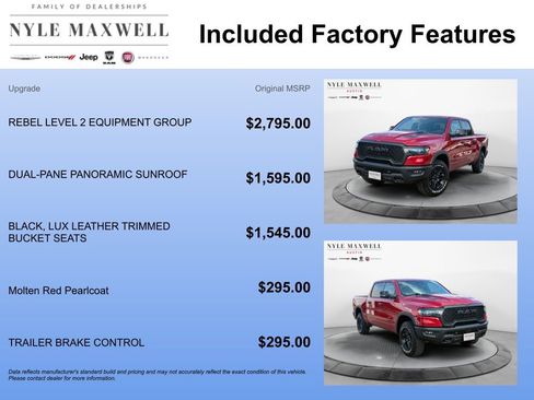 New 2026 RAM 1500 Rebel w/ Rebel Level 2 Equipment Group AWD/4WD image 7