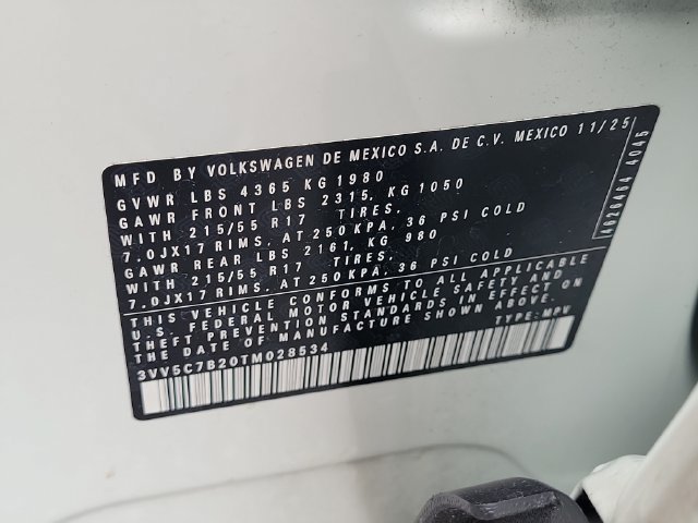 Certified 2026 Volkswagen Taos S FWD image 26