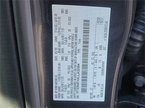 Certified 2020 Ford Ranger XLT w/ Equipment Group 301A Mid image 22