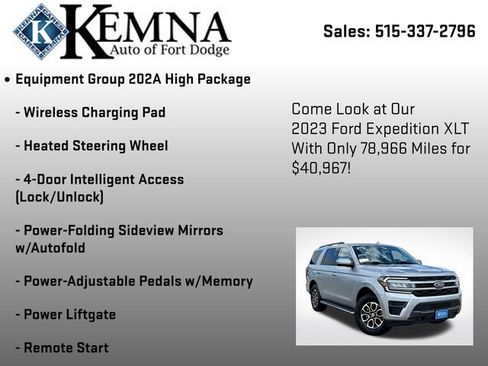 Used 2023 Ford Expedition XLT AWD/4WD image 13