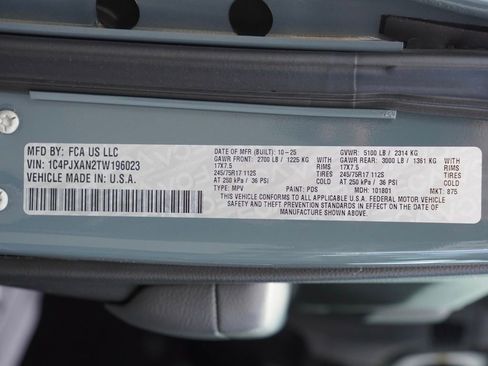 New 2026 Jeep Wrangler Sport image 27