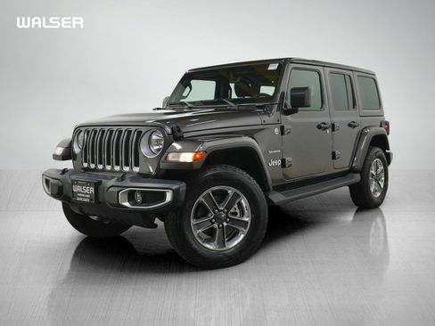 Used 2022 Jeep Wrangler Unlimited Sahara w/ Cold Weather Group AWD/4WD image 1