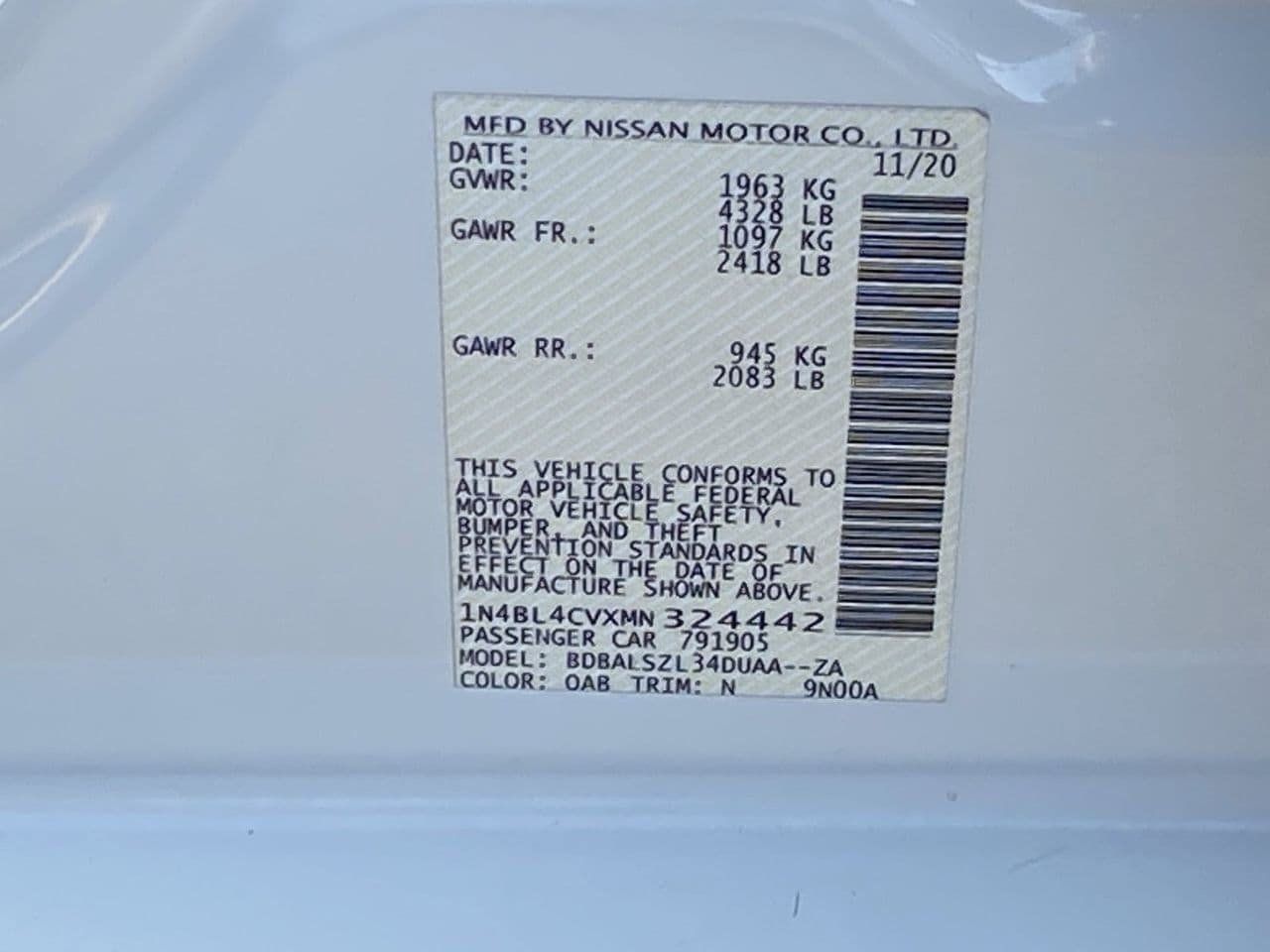 Certified 2021 Nissan Altima 2.5 SR w/ SR Premium Package FWD image 35
