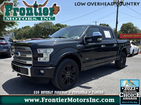 Used 2015 Ford F150 Platinum w/ Equipment Group 701A Luxury AWD/4WD image 1