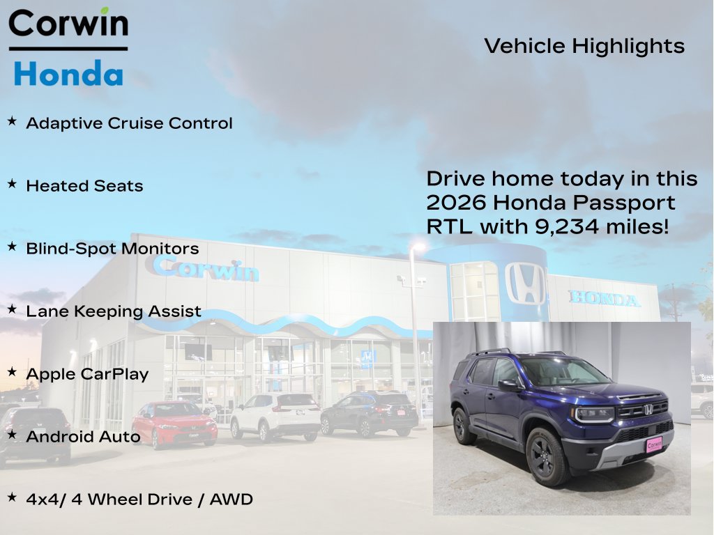 Used 2026 Honda Passport RTL image 6
