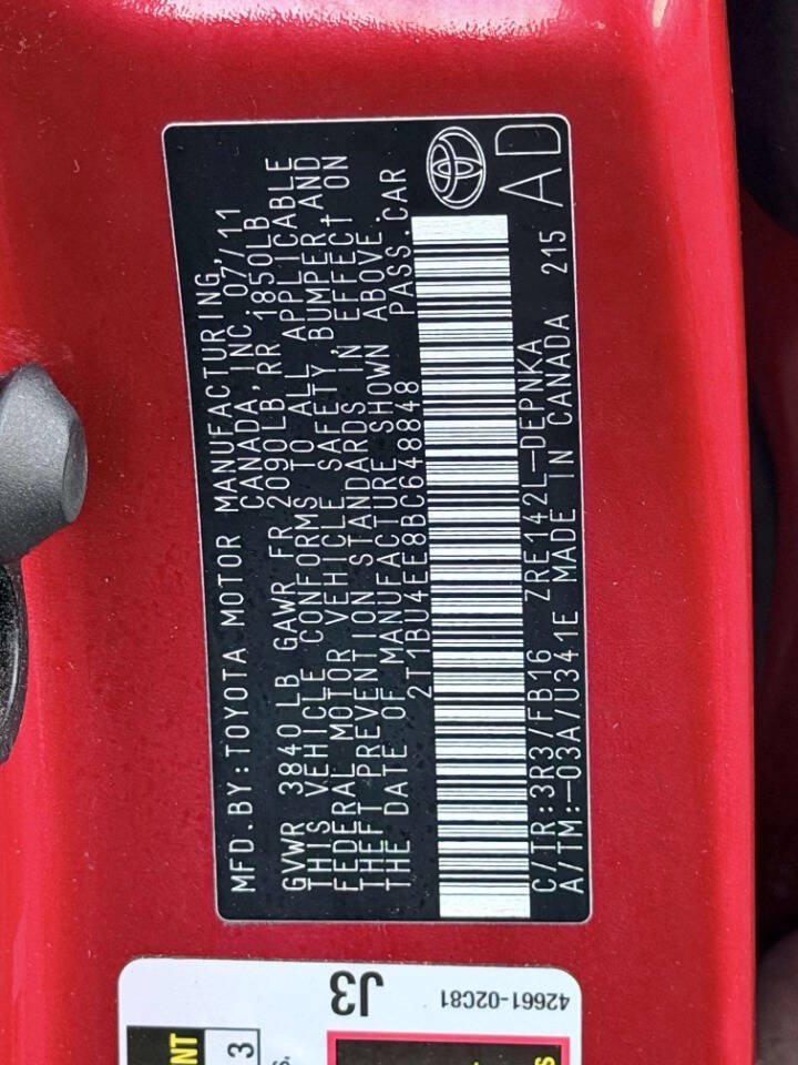 Used 2011 Toyota Corolla LE FWD image 17