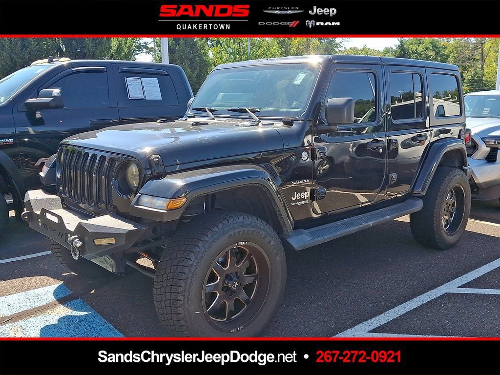 Used 2018 Jeep Wrangler Unlimited Sahara AWD/4WD image 1
