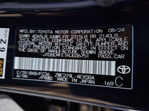Certified 2024 Toyota Corolla SE FWD image 23