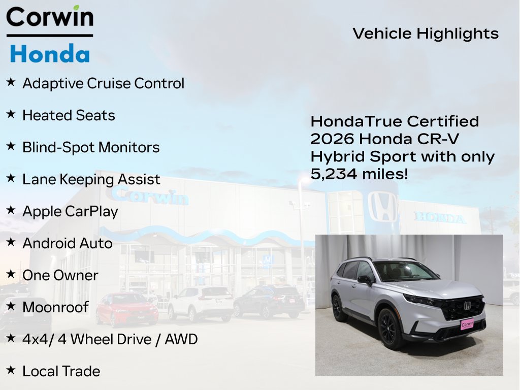 Used 2026 Honda CR-V Sport image 9