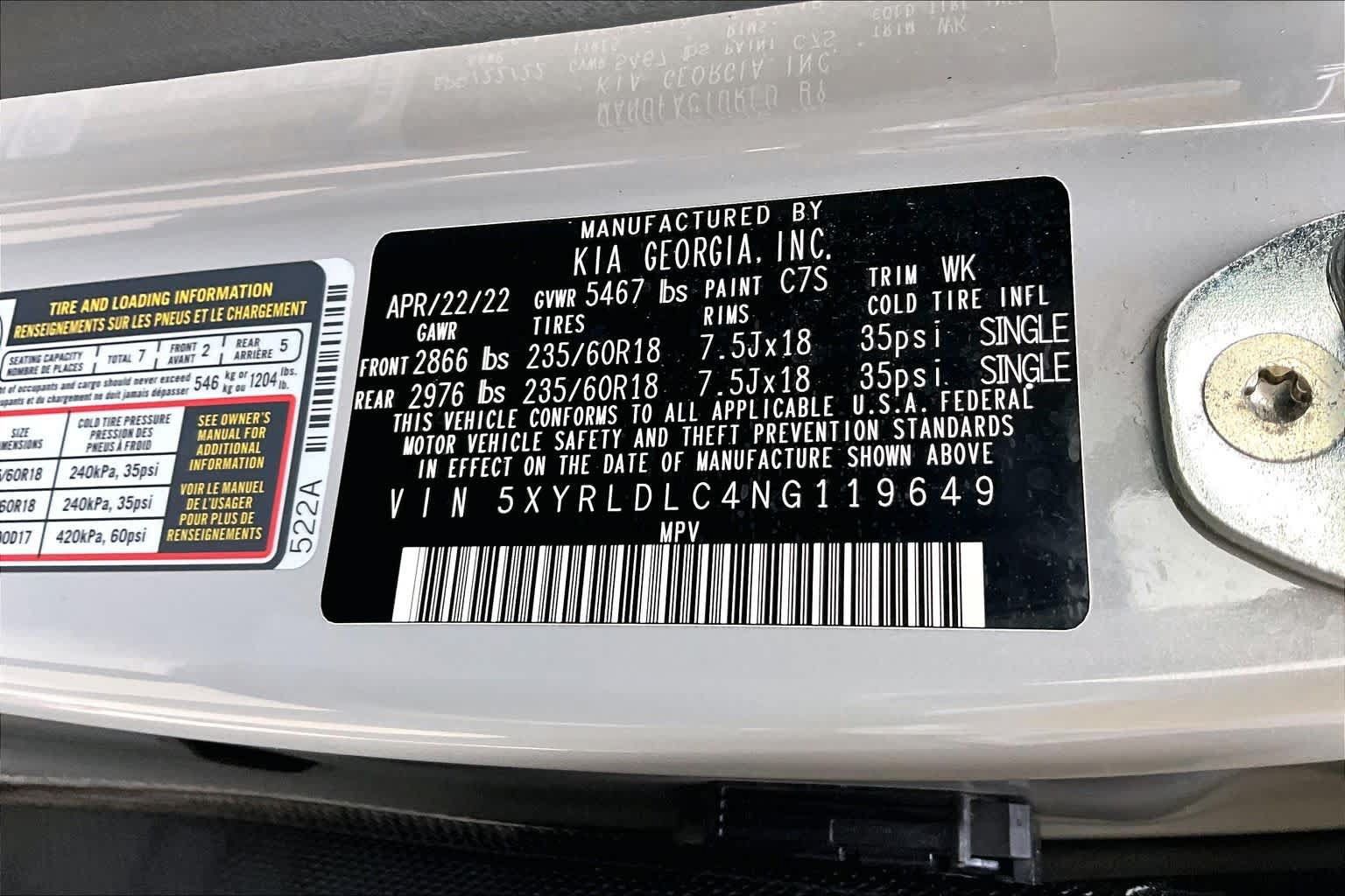 Used 2022 Kia Sorento S AWD/4WD image 34
