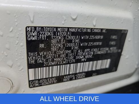 Used 2020 Toyota RAV4 Limited w/ Limited Grade Weather Package image 36