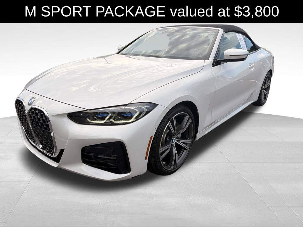 Used 2021 BMW 430i Convertible w/ Executive Package RWD image 3
