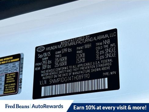 New 2026 Hyundai Santa Fe SE AWD/4WD image 10