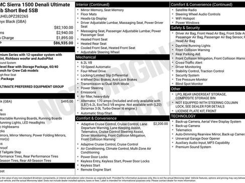 Certified 2023 GMC Sierra 1500 Denali Ultimate AWD/4WD image 2