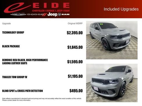 Used 2021 Dodge Durango SRT w/ Technology Group AWD/4WD image 13