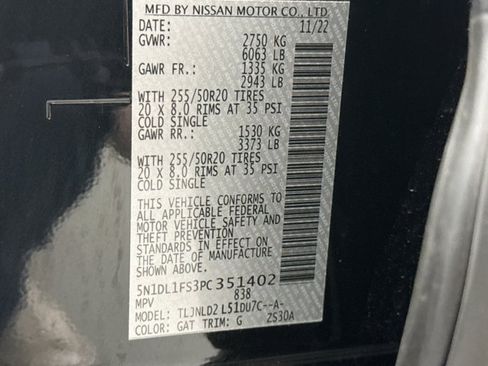 Used 2023 INFINITI QX60 Luxe w/ Cargo Package AWD/4WD image 25