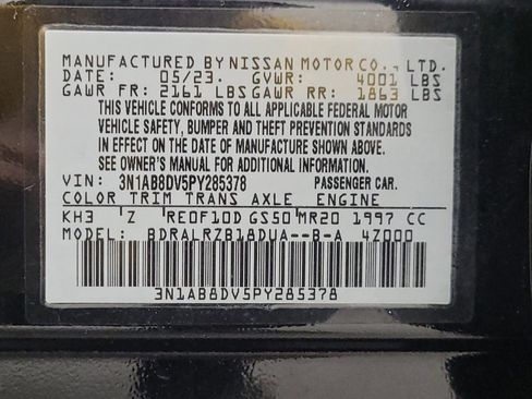 Used 2023 Nissan Sentra SR FWD image 33