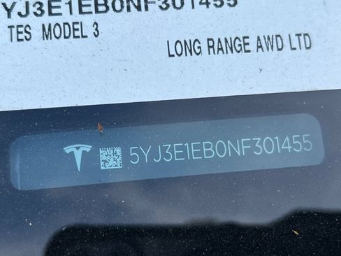 Used 2022 Tesla Model 3 Long Range AWD/4WD image 2