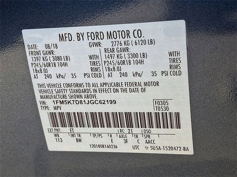 Used 2018 Ford Explorer XLT w/ Equipment Group 201A image 25