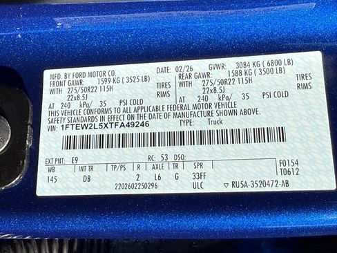 New 2026 Ford F150 STX w/ F-150 LOBO Package AWD/4WD image 19