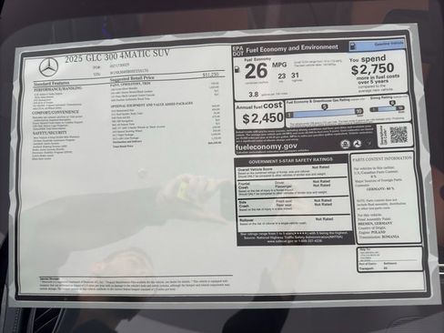 New 2025 Mercedes-Benz GLC 300 4MATIC image 25