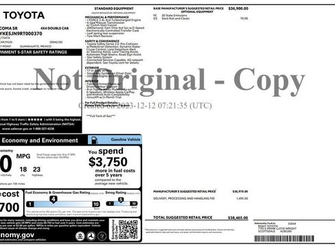 Used 2024 Toyota Tacoma SR image 3