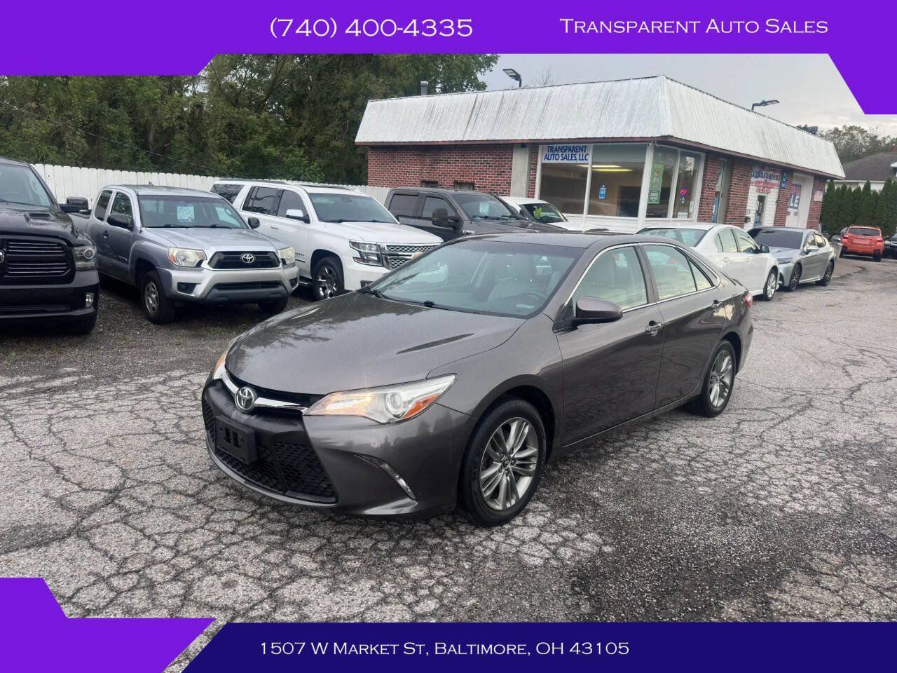 Used 2015 Toyota Camry SE FWD image 1