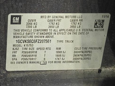 Used 2015 Chevrolet Silverado 1500 LTZ image 53