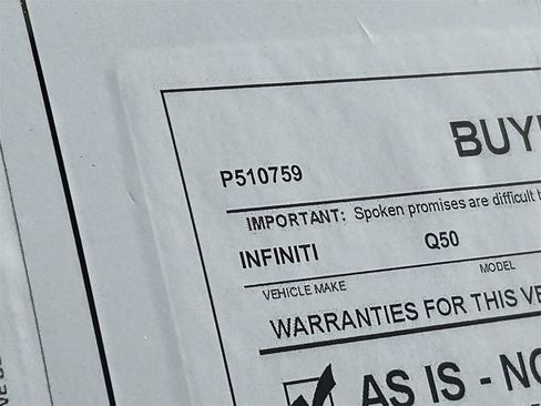 Certified 2023 INFINITI Q50 Luxe w/ Cargo Package image 37