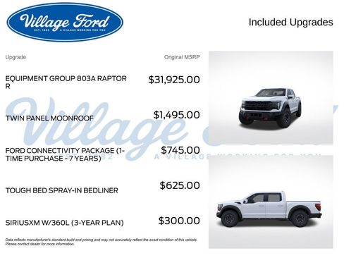 New 2026 Ford F150 Raptor w/ Equipment Group 803A Raptor R AWD/4WD image 9