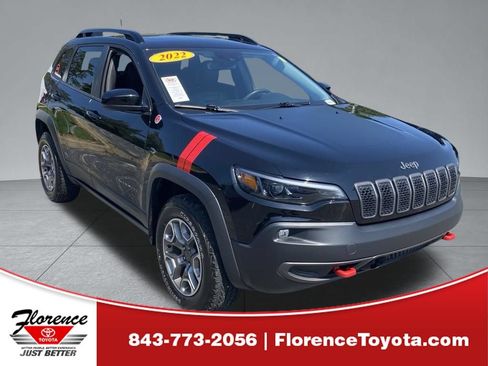 Used 2022 Jeep Cherokee Trailhawk w/ Sun, Sound & Nav Group AWD/4WD image 1