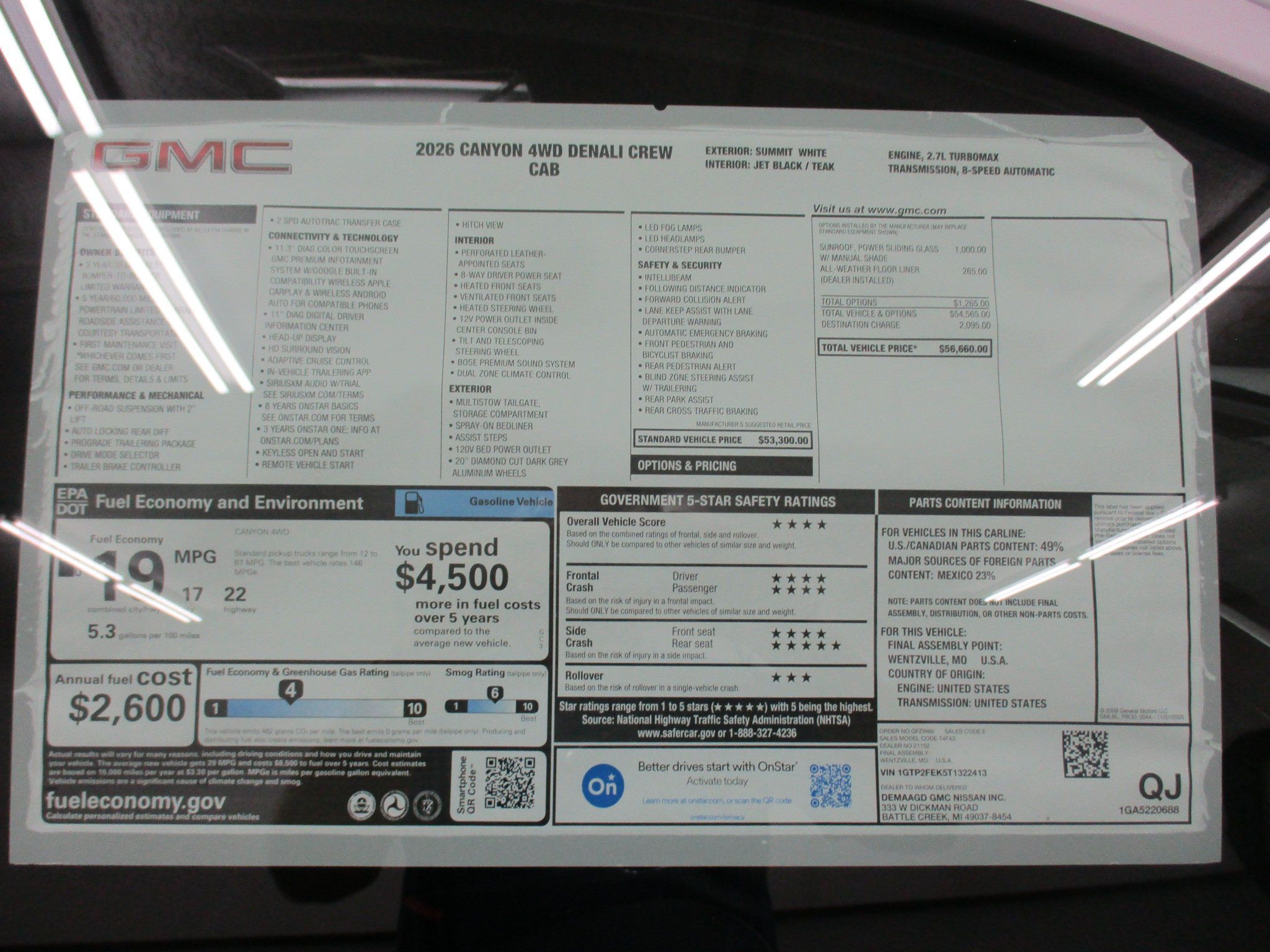 New 2026 GMC Canyon Denali AWD/4WD image 9