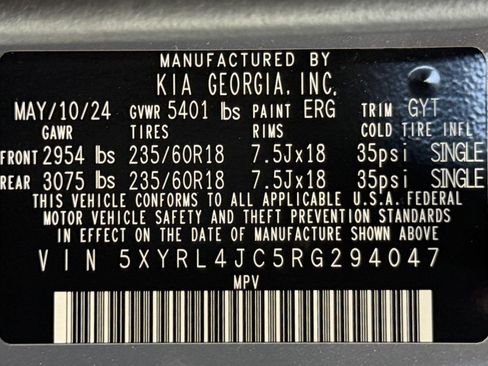 Used 2024 Kia Sorento S w/ Panoramic Sunroof Package FWD image 51