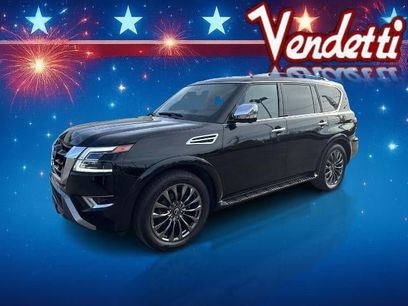 Used 2023 Nissan Armada Platinum w/ Captain's Chairs Package