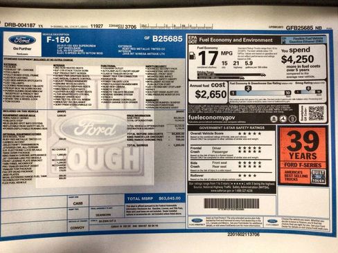 Used 2016 Ford F150 King Ranch w/ Equipment Group 601A Luxury image 37