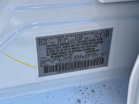 New 2027 Nissan Sentra S w/ Floor Mat Package FWD image 30