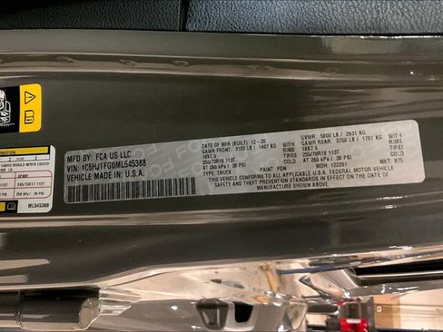 Used 2021 Jeep Gladiator Overland w/ Popular Equipment Package image 32