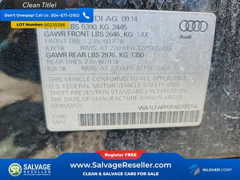 Used 2015 Audi Q5 2.0T Premium Plus AWD/4WD image 17