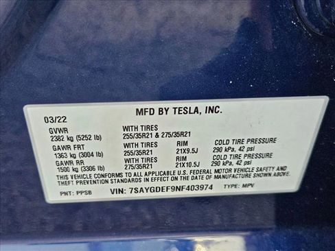 Used 2022 Tesla Model Y Performance AWD/4WD image 16