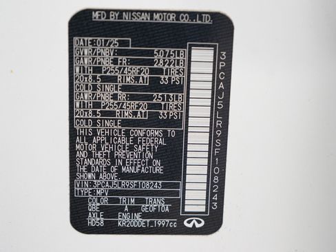 Used 2025 INFINITI QX55 Sensory w/ Lighting Package AWD/4WD image 32