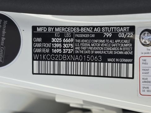Certified 2022 Mercedes-Benz EQS 450+ Sedan image 34