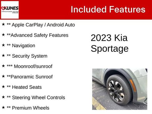Used 2023 Kia Sportage X-Line w/ X-Line Premium Package AWD/4WD image 4