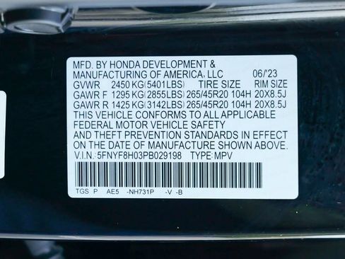 Used 2023 Honda Passport Elite image 60